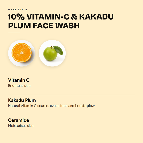10% Vitamin-C & Kakadu Plum Face Wash