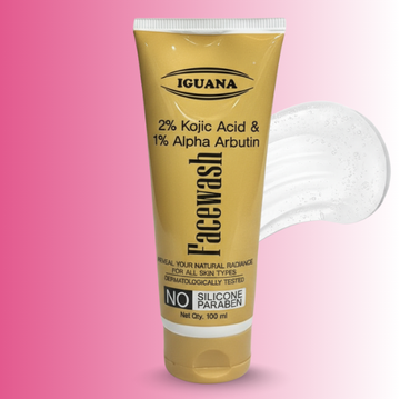 2% Kojic Acid & 1% Alpha Arbutin Face Wash