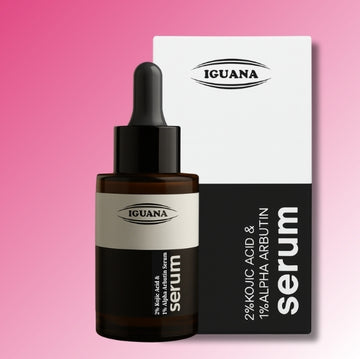 2% Kojic Acid & 1% Alpha Arbutin Serum.