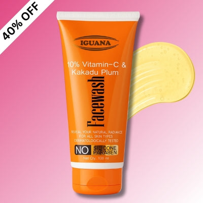 Iguana 10% Vitamin C Kakadu Plum Face Wash – Brightening Cleanser