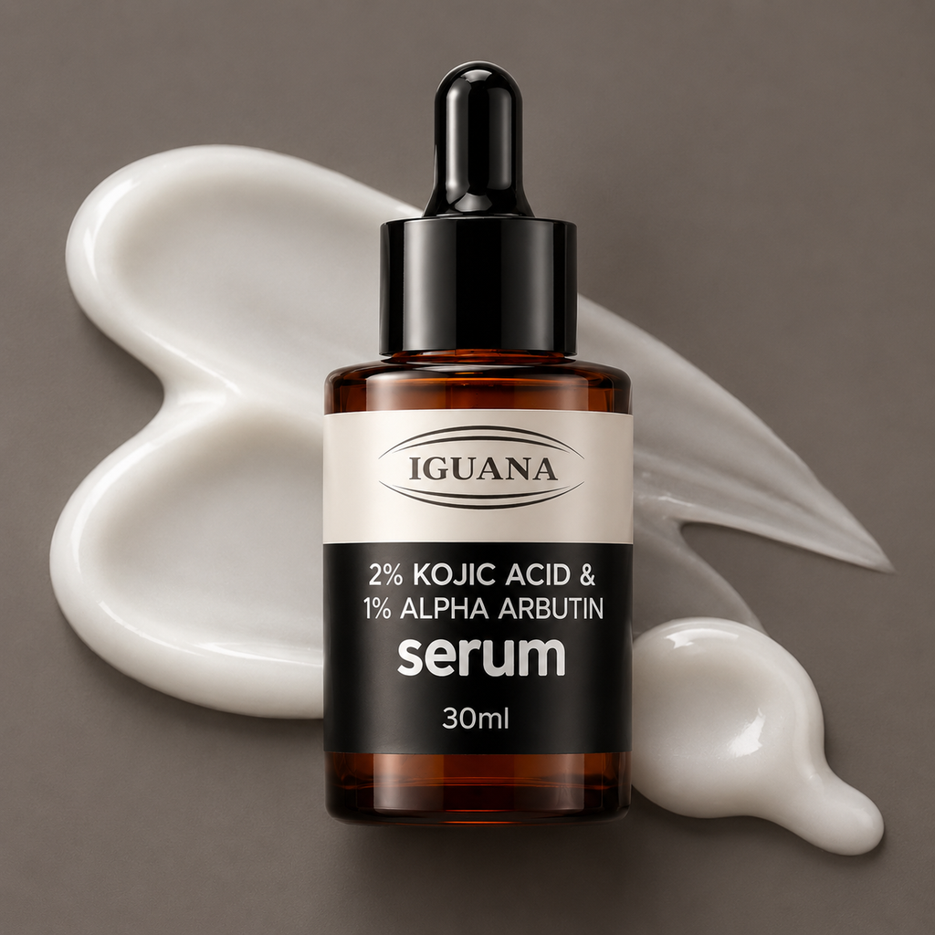2% Kojic Acid & 1% Alpha Arbutin face serum