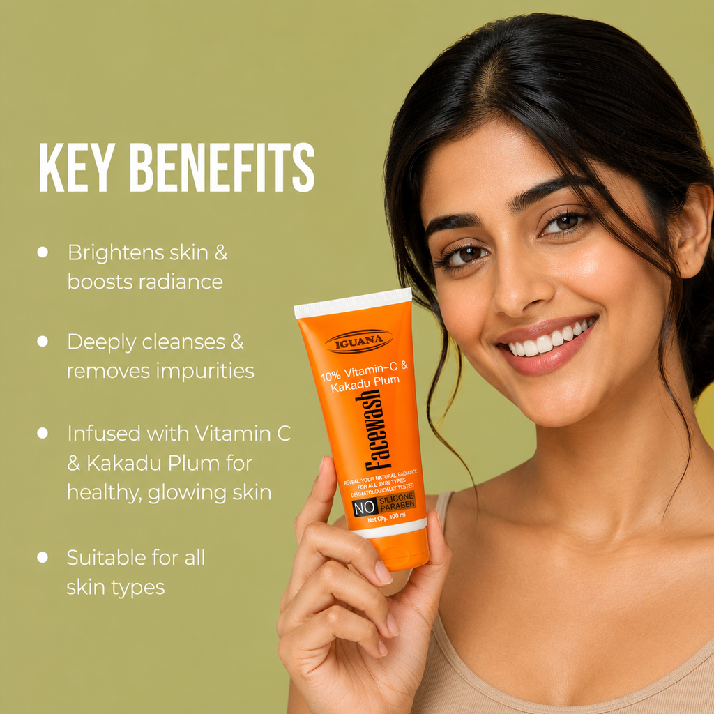 10% Vitamin-C & Kakadu Plum Glow Combo Facewash and Serum