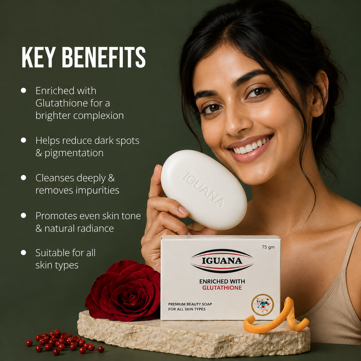 Iguana Premium Beauty Soap with Glutathione