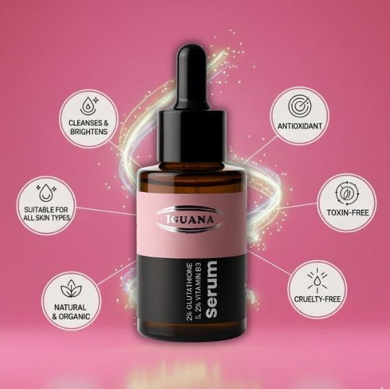 Daily Brightening Serum – Iguana Glutathione + Vitamin B3 for Even Complexion