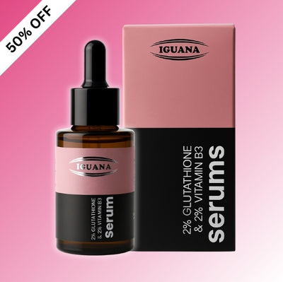 Iguana 2% Glutathione + 2% Vitamin B3 Serum – Brightening Face Serum