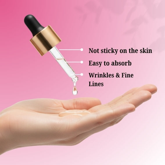 Close-up of Iguana Brightening Serum with Kojic Acid and Alpha Arbutin glass dropper.