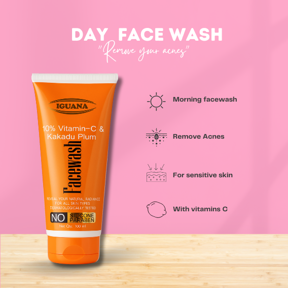 Iguana Vitamin C Kakadu Plum Face Wash – Glow & Radiance Cleanser