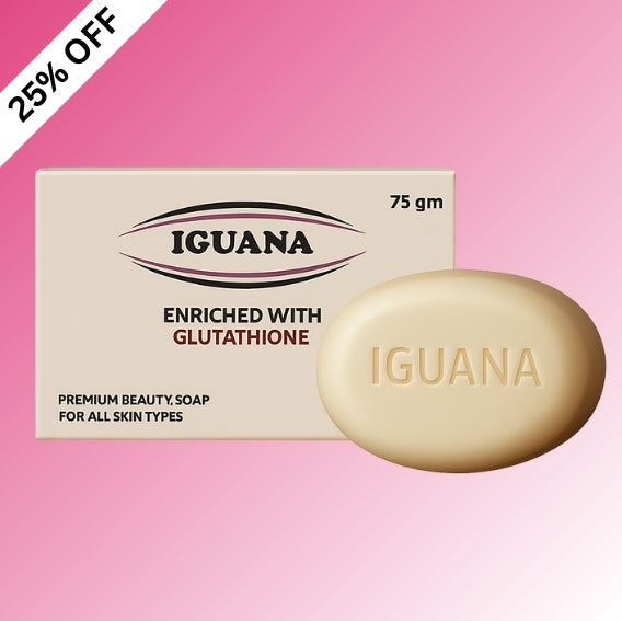 Iguana Premium Glutathione Beauty Soap – Brightening & Cleansing Bar

