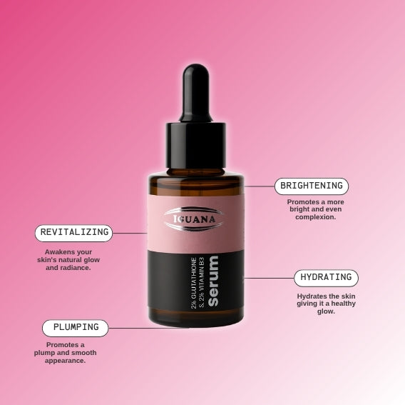 Iguana Skin Brightening Serum with Glutathione and Vitamin B3 – 30 ml