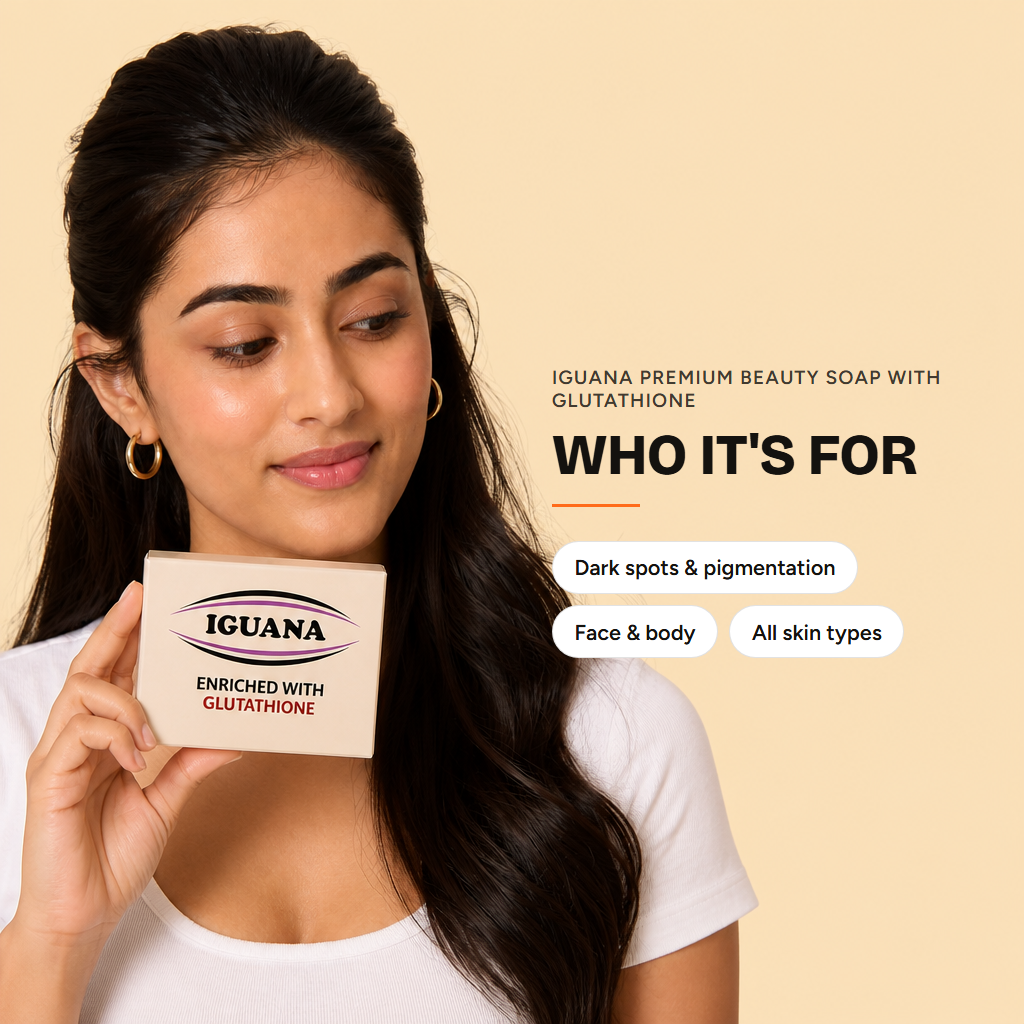 Iguana Premium Beauty Soap with Glutathione — who it's for