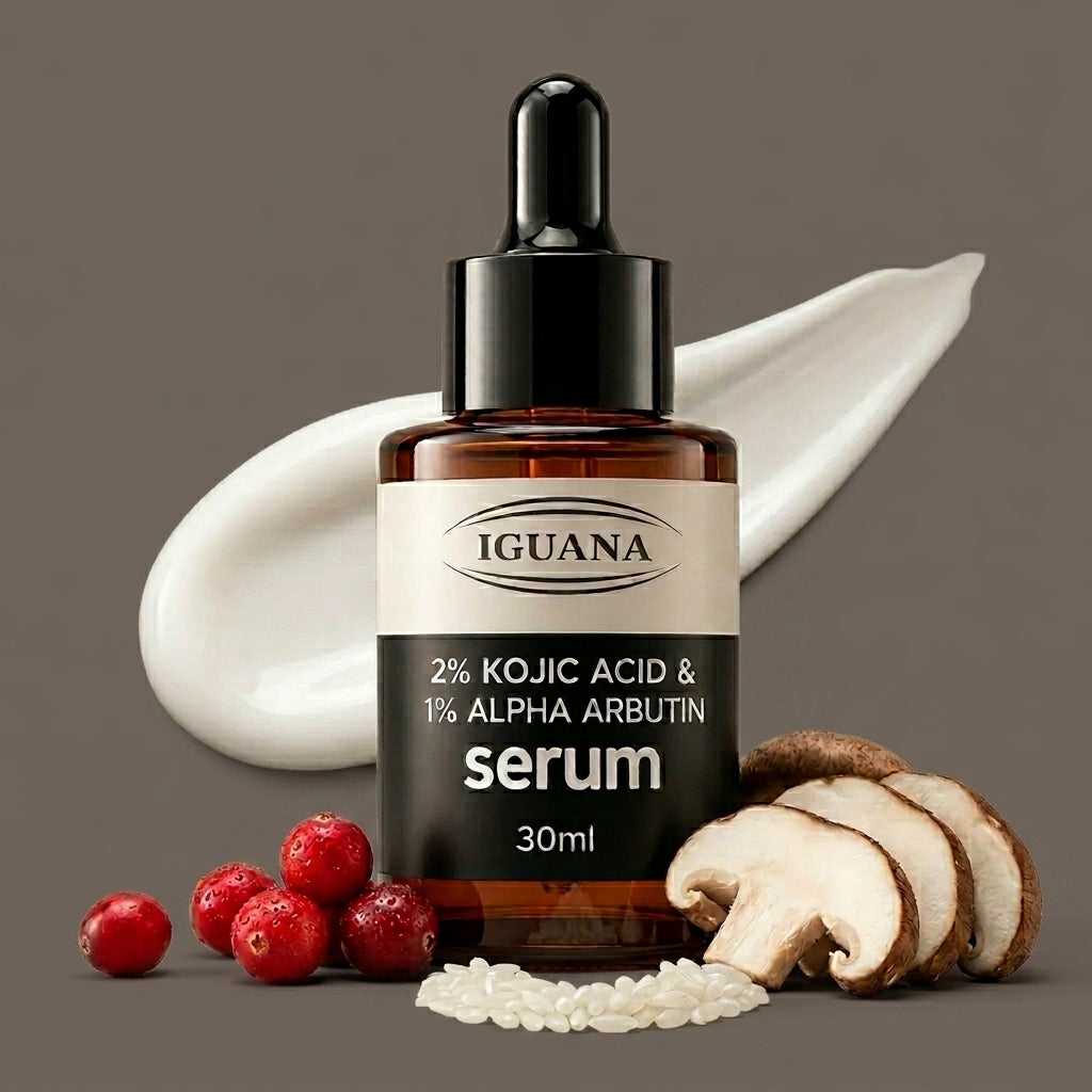 2% Kojic Acid & 1% Alpha Arbutin face serum