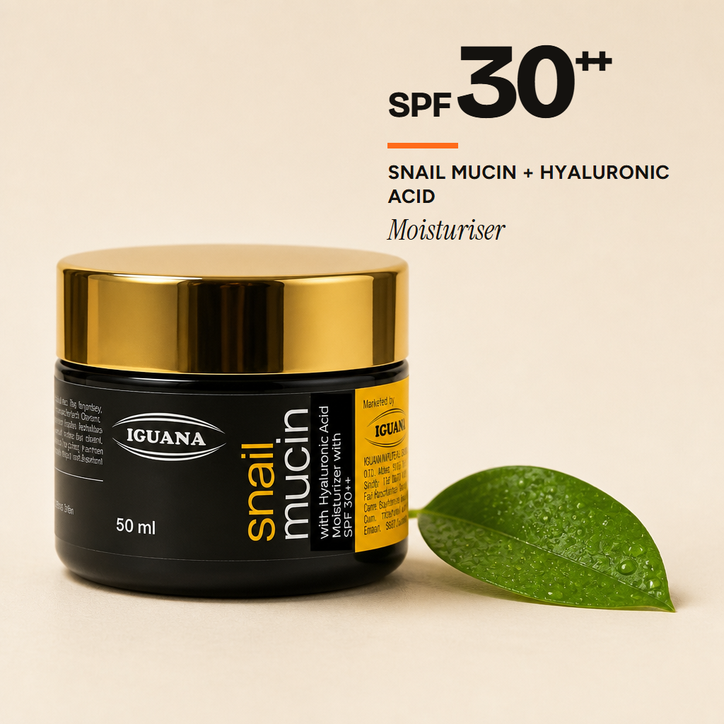 Snail Mucin with Hyaluronic Acid Moisturizer with SPf 30 ++ — hero