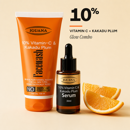 10% Vitamin-C & Kakadu Plum Glow Combo Facewash and Serum