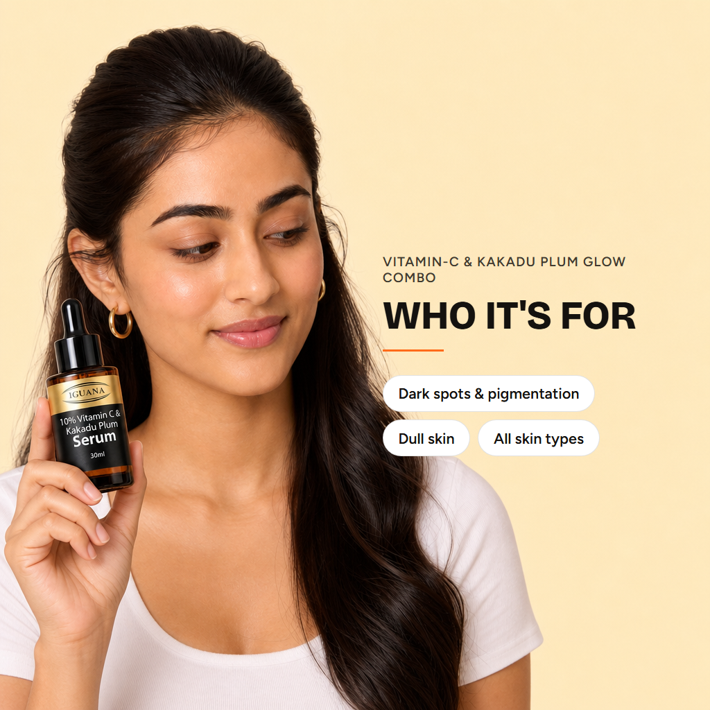 10% Vitamin-C & Kakadu Plum Glow Combo Facewash and Serum — who it's for
